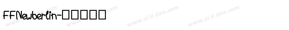 FFNewberlin字体转换