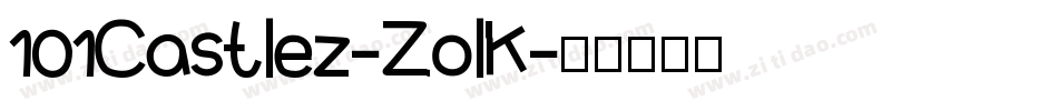 101Castlez-ZolK字体转换