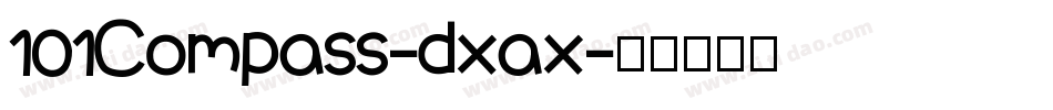 101Compass-dxax字体转换