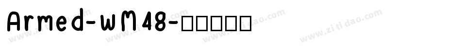 Armed-wM48字体转换