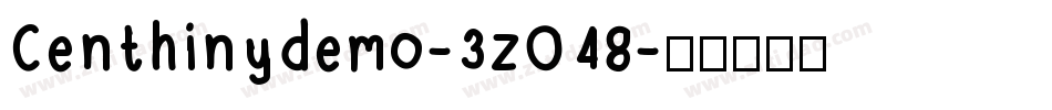 Centhinydemo-3zO48字体转换