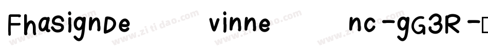 FhaSignDevinnenc-gG3R字体转换