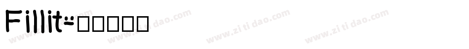 Fillit字体转换