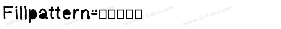 Fillpattern字体转换