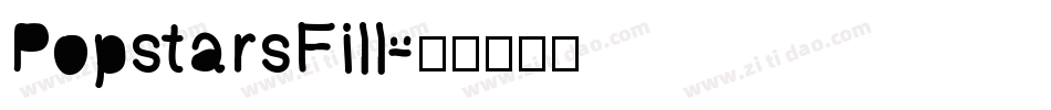 PopstarsFill字体转换