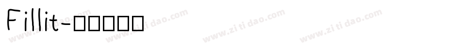 Fillit字体转换