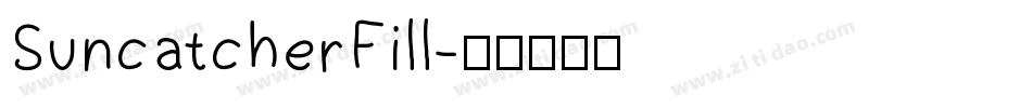 SuncatcherFill字体转换