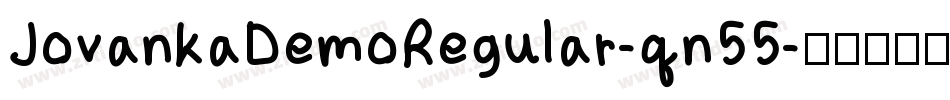 JovankaDemoRegular-qn55字体转换