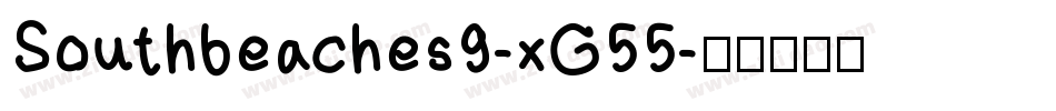 Southbeaches9-xG55字体转换