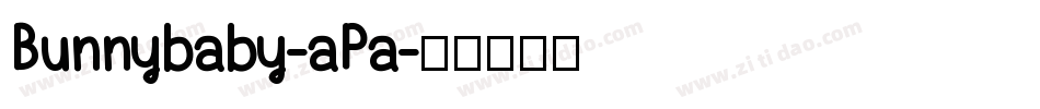 Bunnybaby-aPa字体转换
