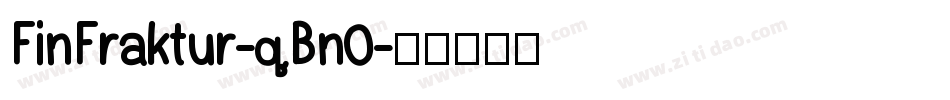 FinFraktur-qBn0字体转换
