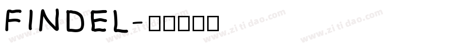 FINDEL字体转换