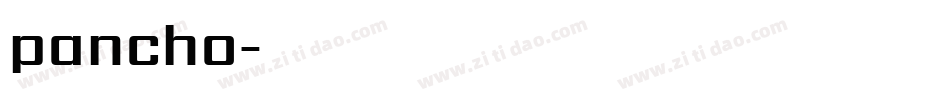 pancho字体转换