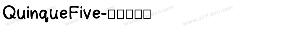 QuinqueFive字体转换