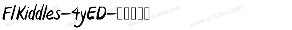 FlKiddles-4yED字体转换