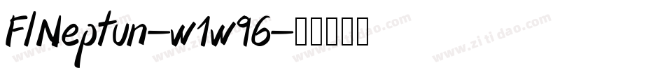FlNeptun-w1w96字体转换