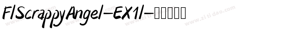 FlScrappyAngel-EX1l字体转换