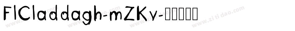 FlCladdagh-mZKv字体转换