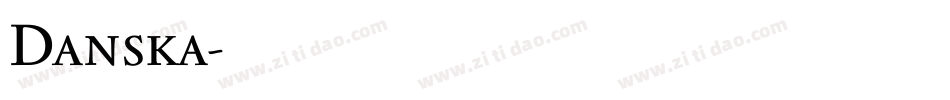 Danska字体转换