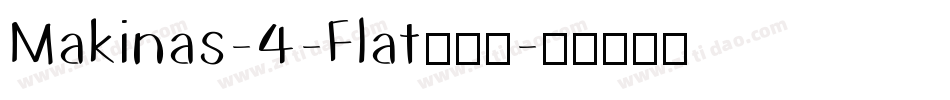 Makinas-4-Flat转换器字体转换