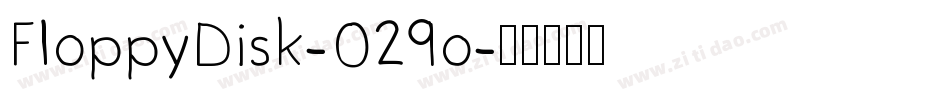 FloppyDisk-O29o字体转换