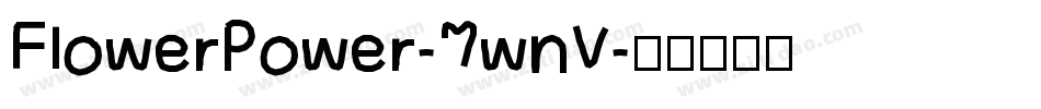FlowerPower-7wnV字体转换