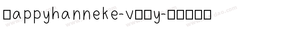 Happyhanneke-vGYy字体转换