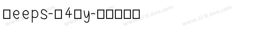 Peeps-V4Yy字体转换