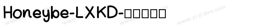 Honeybe-LXKD字体转换