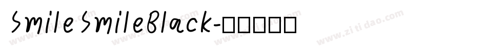 SmileSmileBlack字体转换
