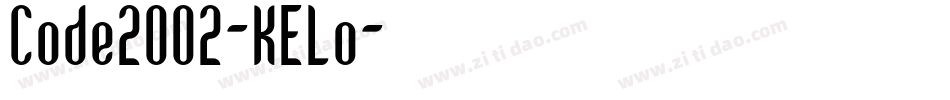 Code2002-KELo字体转换