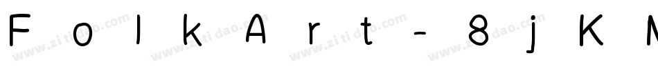 FolkArt-8jKM字体转换