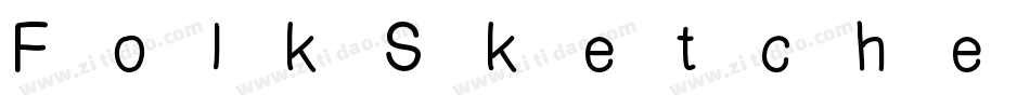 FolkSketches-VVdl字体转换