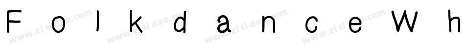 FolkdanceWhite-6Rnx字体转换