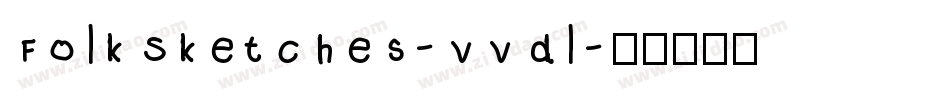 FolkSketches-VVdl字体转换