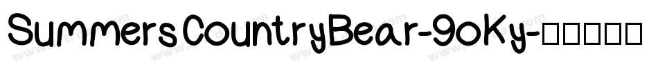 SummersCountryBear-9oKy字体转换