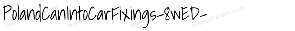 PolandCanIntoCarFixings-8wED字体转换