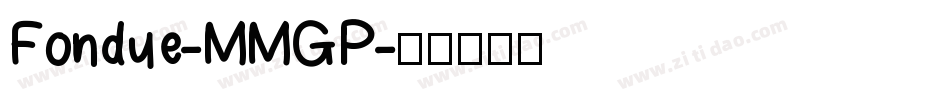 Fondue-MMGP字体转换