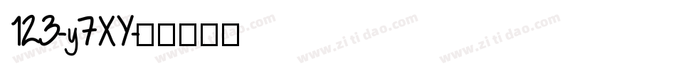 123-y7XY字体转换