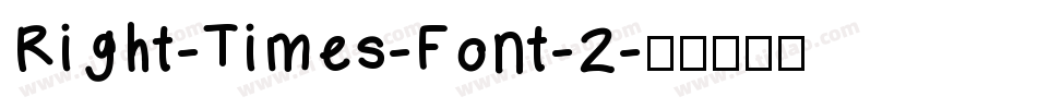 Right-Times-Font-2字体转换