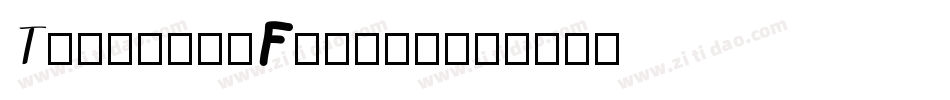 Trouble-Font-3字体转换