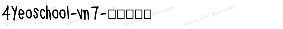 4Yeoschool-vn7字体转换