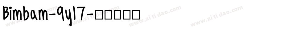 Bimbam-9yl7字体转换