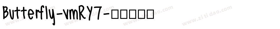 Butterfly-vmRY7字体转换