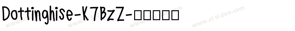 Dottinghise-K7BzZ字体转换