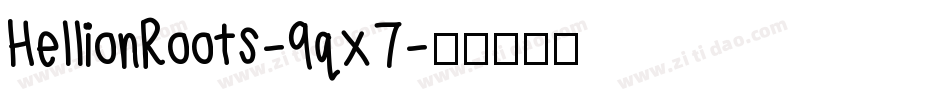 HellionRoots-9qx7字体转换
