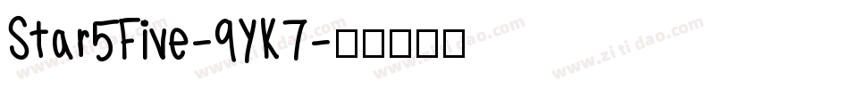 Star5Five-9YK7字体转换