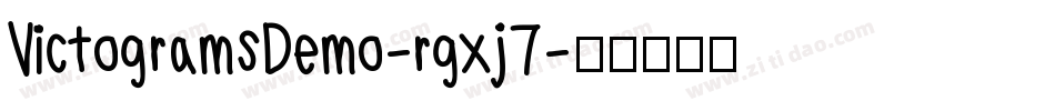 VictogramsDemo-rgxj7字体转换