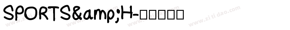 SPORTS&H字体转换