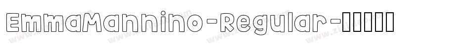 EmmaMannino-Regular字体转换